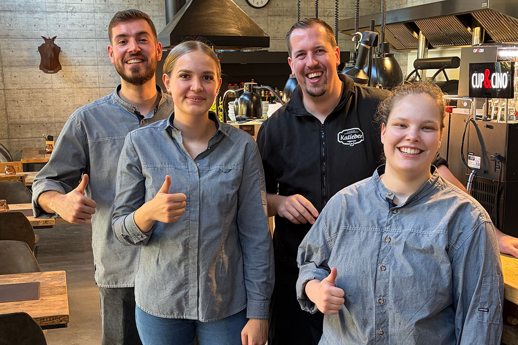 Küchenteam der Kalieber BBQ-BASE