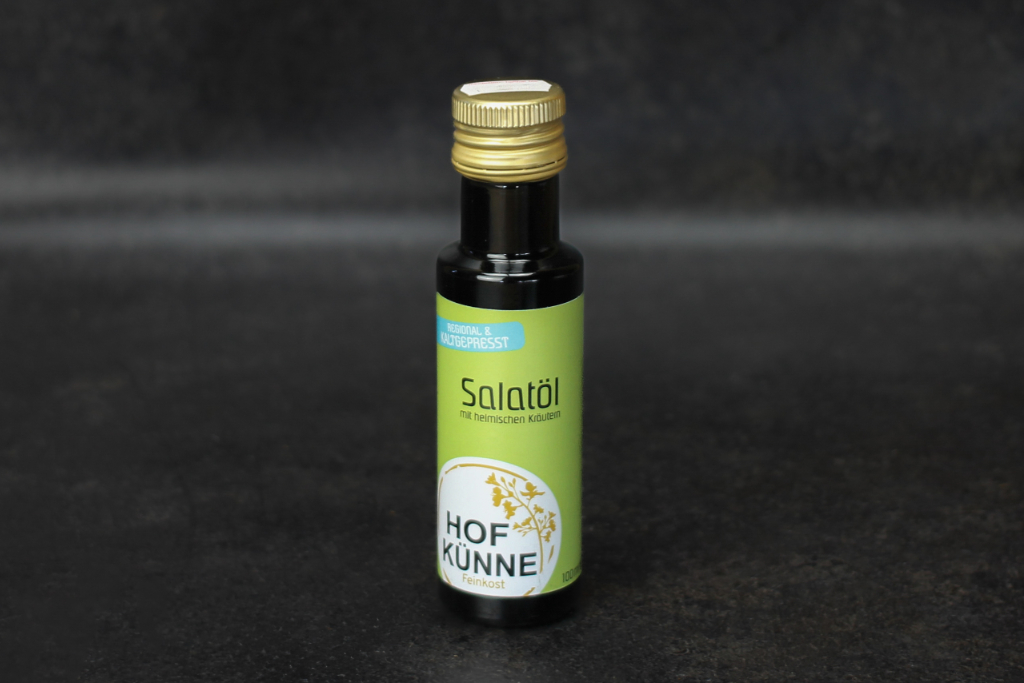 Flasche mit Salatöl 100 ml