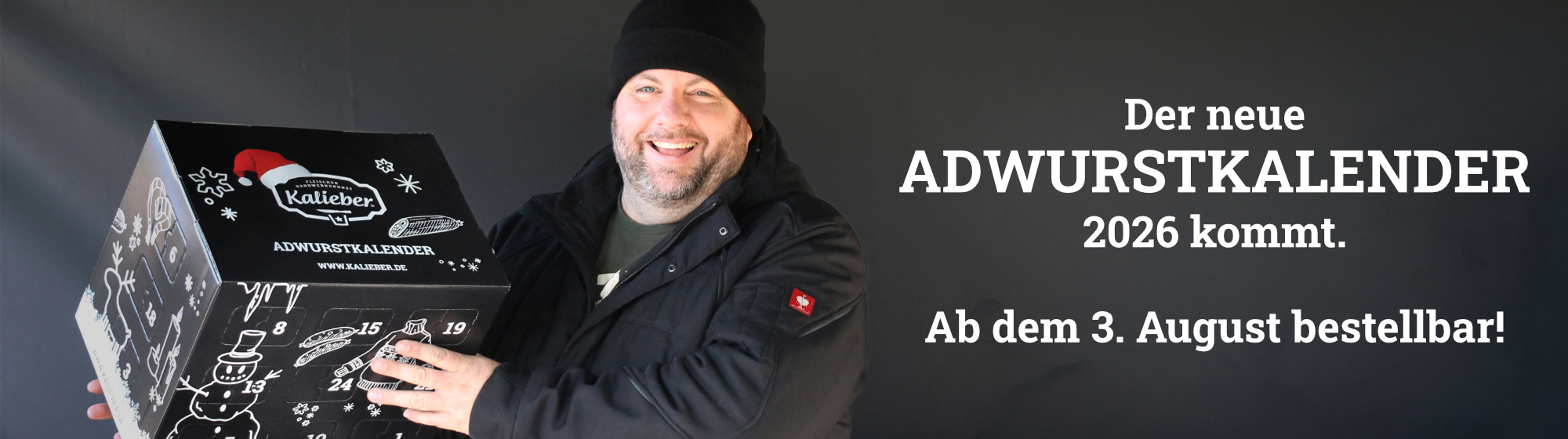 Adventskalender 2026 ab dem 3. August bestellbar