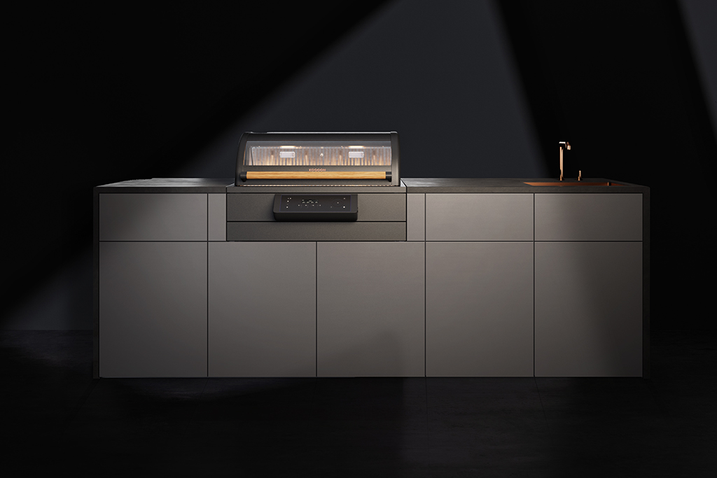 KOQOON GQ4 Premium-Gasgrill & Outdoorküche elegante Outdoorküche inklusive Gasgrill