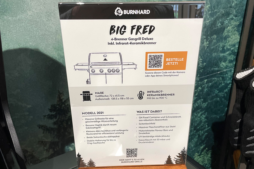 Beschreibung BIG FRED Grill von BURNHARD