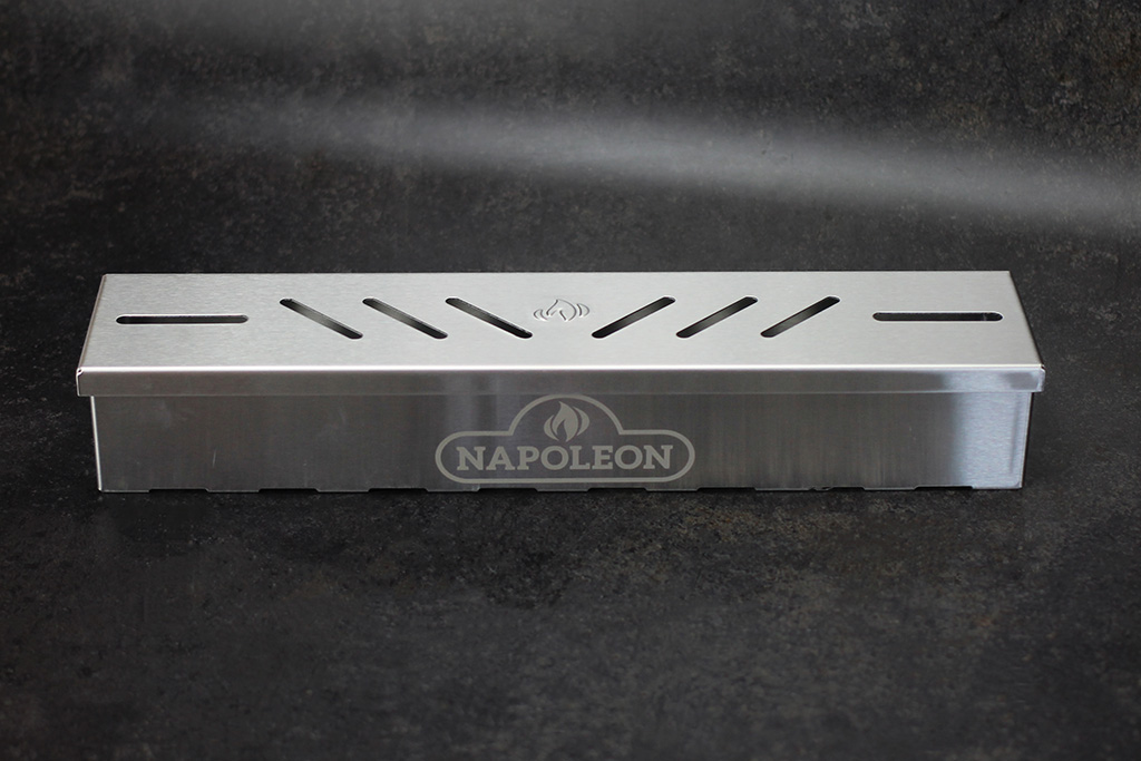 Napoleon Smoker-Box aus Edelstahl