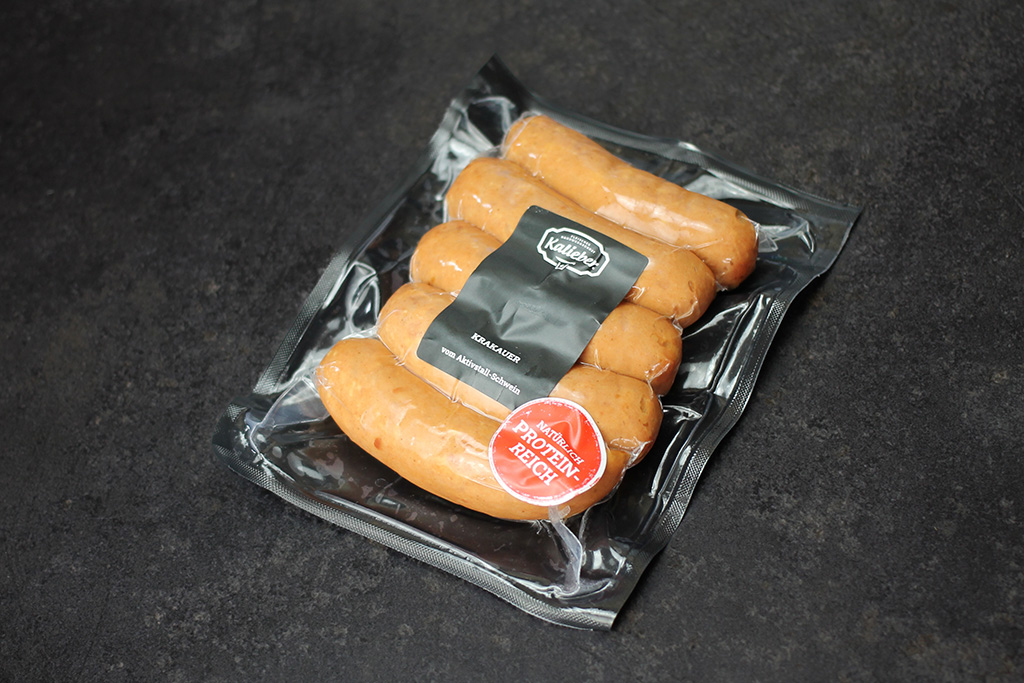 Krakauer vom Aktivstall-Schwein Packung mit 5 Bratwürsten