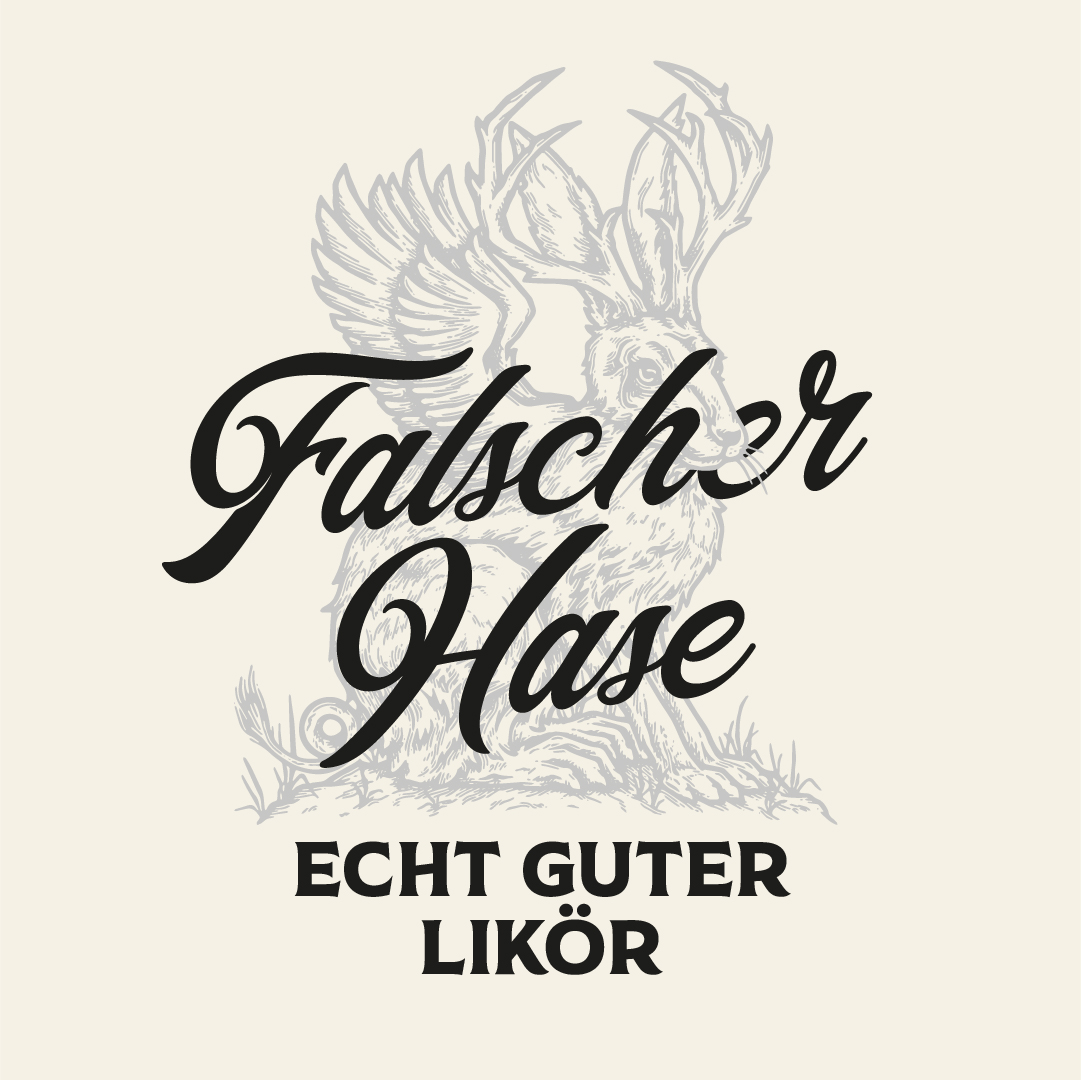 Logo Falscher Hase, echt guter Likör