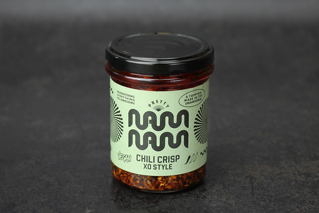 Pretty NamNam Chili Crisp XO Style Glas mit Würzöl & Chiliflocken