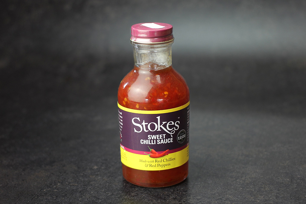 Flasche mit BBQ-Sauce