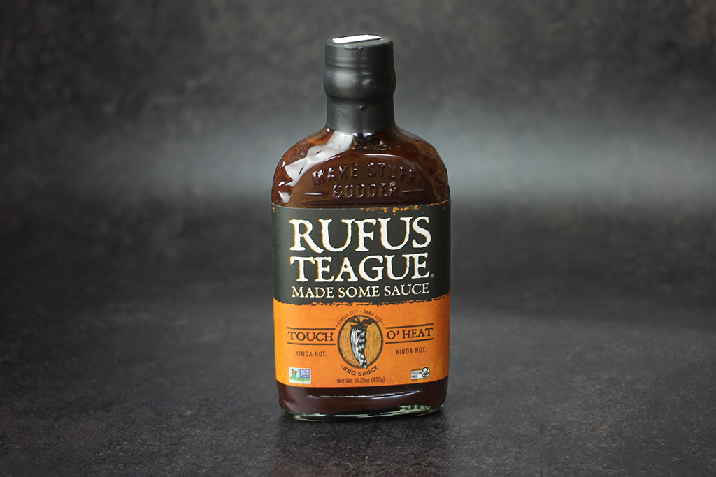 Flasche mit BBQ-Sauce