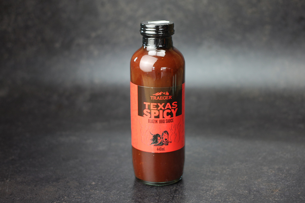 Flasche mit BBQ-Sauce