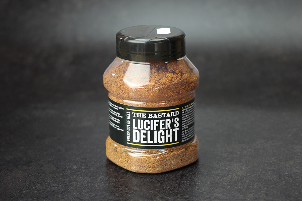 The Bastard Lucifer's Delight BBQ-Rub  Dose mit BBQ-Gewürzmischung