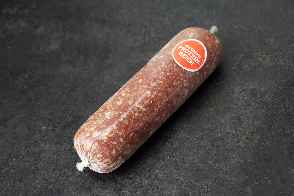 Hackfleisch vom Galloway Packung mit Hackfleisch