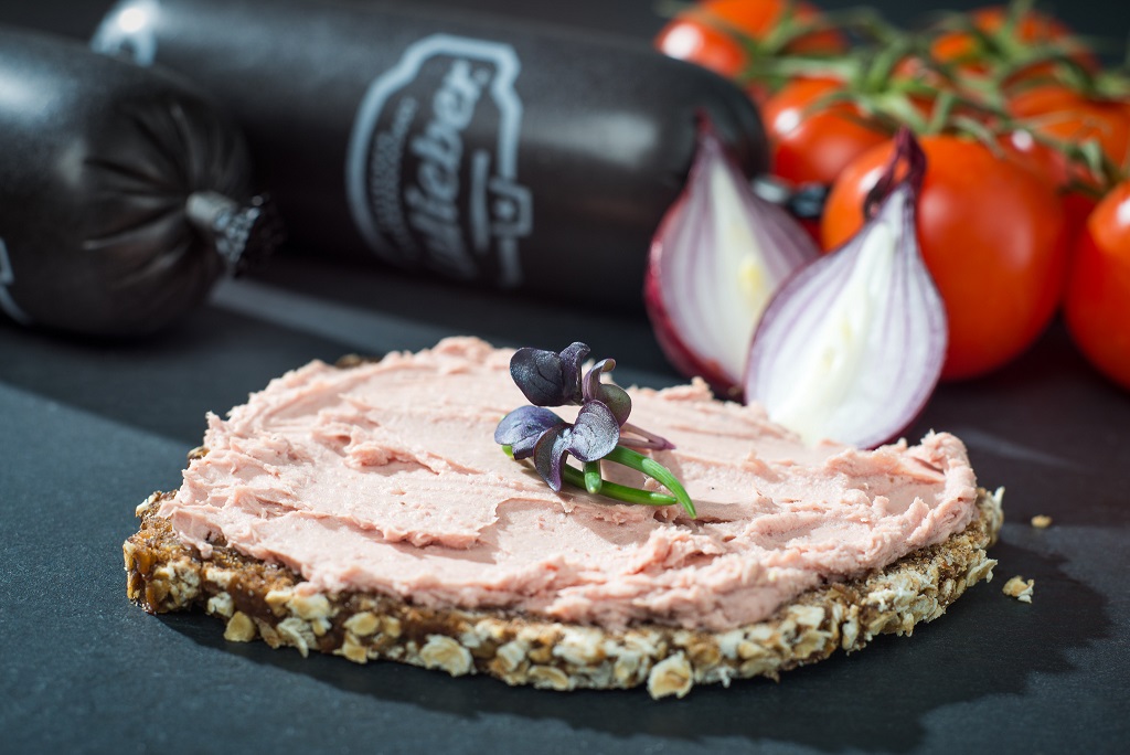 Sahneleberwurst vom Aktivstall-Schwein Brot mit Leberwurst