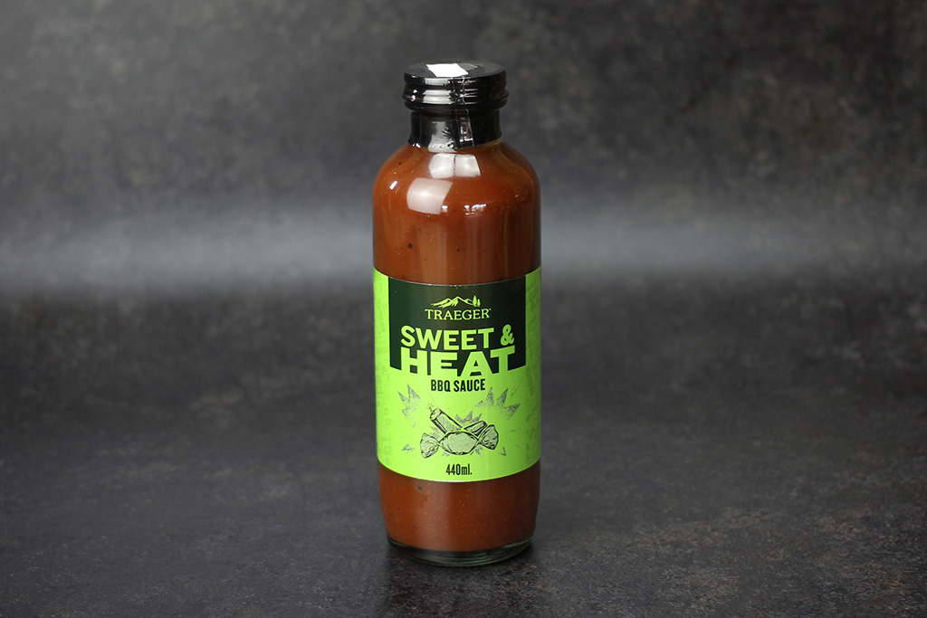 Flasche mit BBQ-Sauce