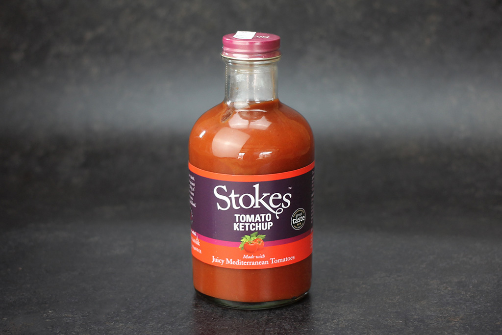 Flasche mit Tomatenketchup