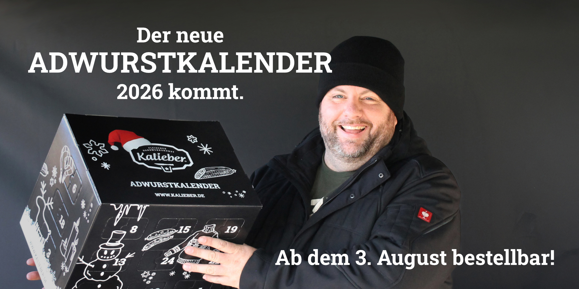 Adventskalender 2026 ab dem 3. August bestellbar