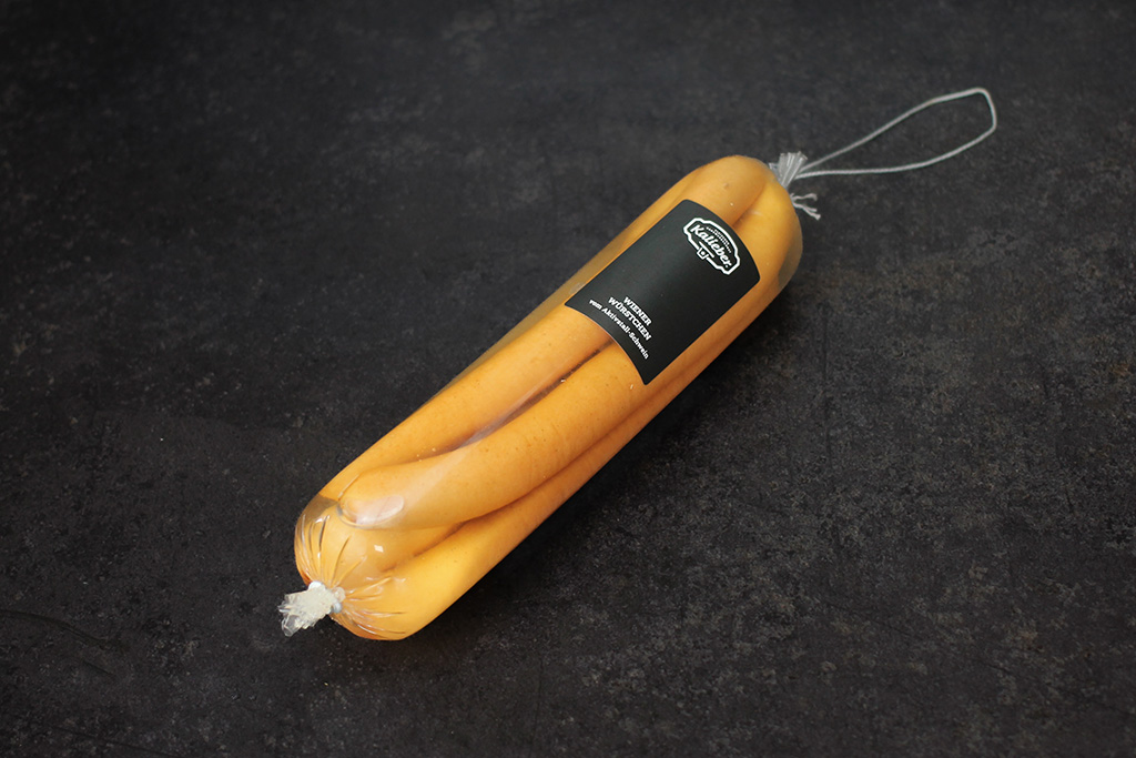 Packung mit Wiener Würstchen