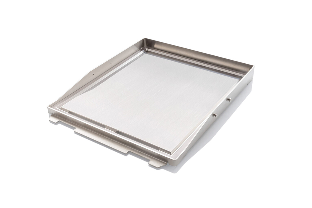 Edelstahl-Platte inklusive Grundhalterung