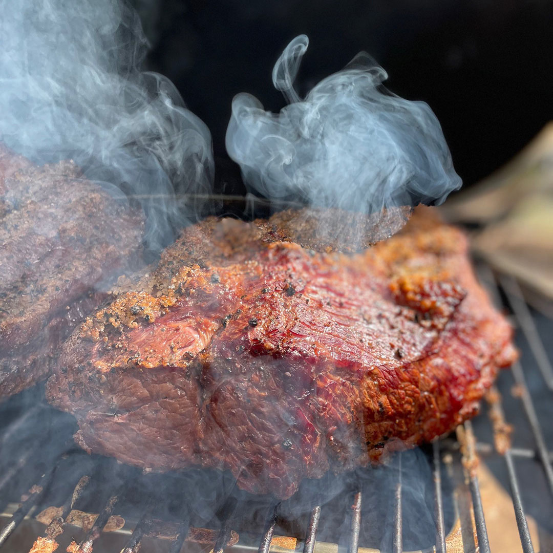 Steak auf einem Grill