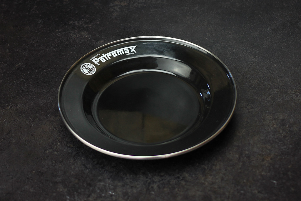 Petromax Emaille Teller schwarz 