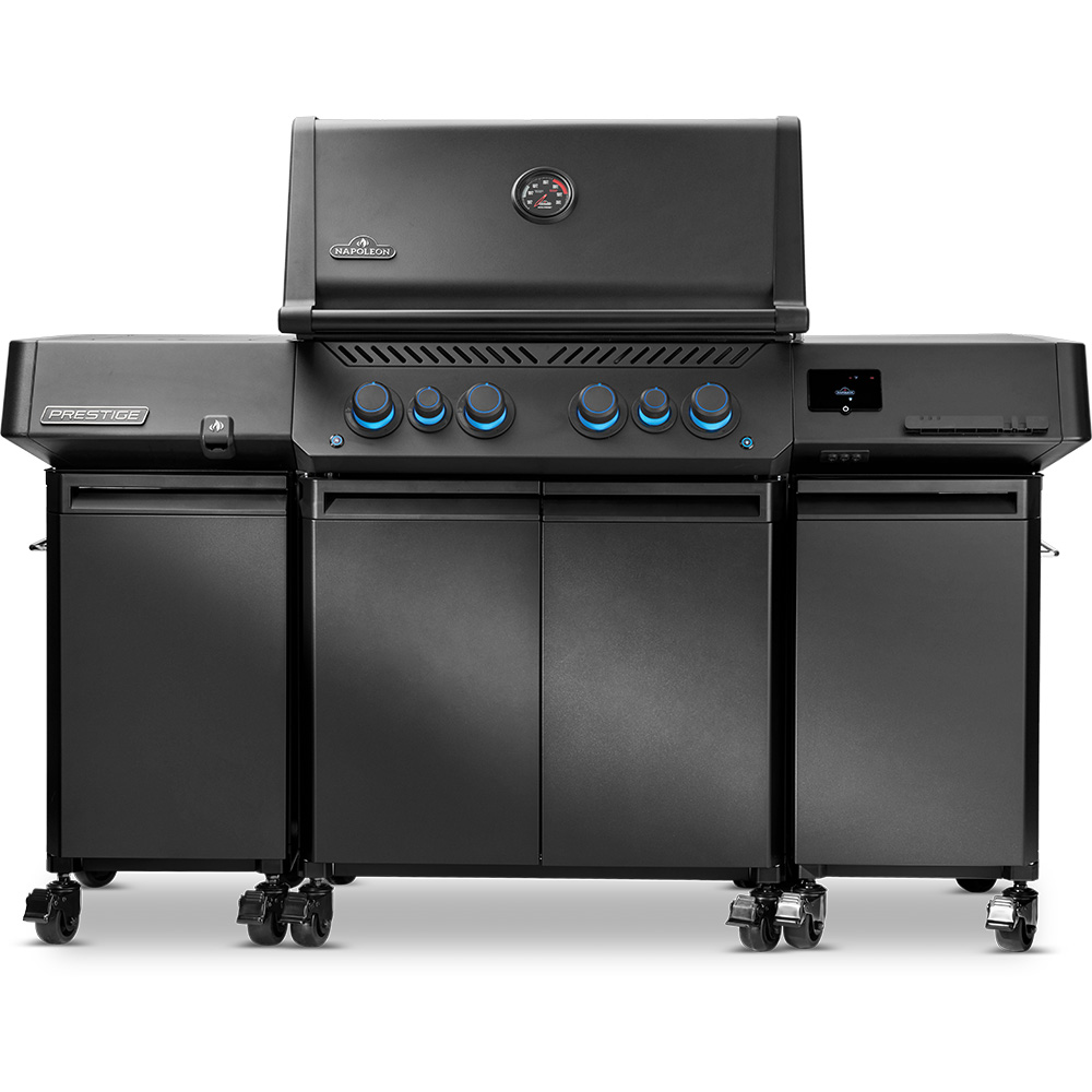 Gasgrill schwarzmatt