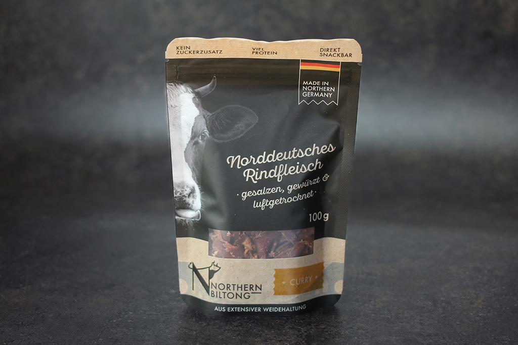 Packung mit Trockenfleisch