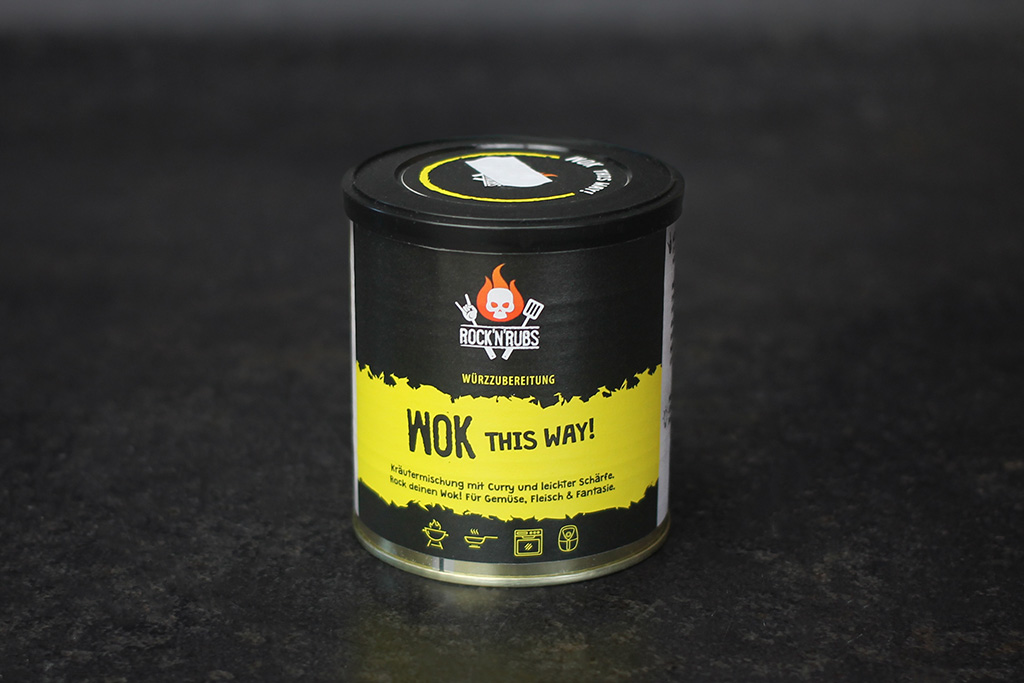 Dose mit Gewürzmischung