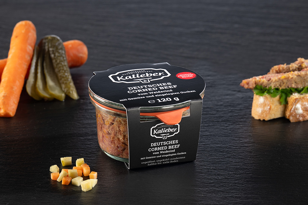 Deutsches Corned Beef vom Weiderind Weck-Glas mit Deutschem Corned Beef vom Weiderind