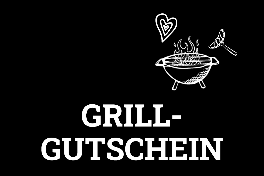 Kalieber Geschenkgutschein Motto Grillen
