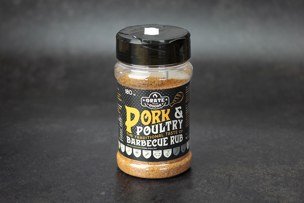 Grate Goods Pork & Poultry BBQ-Rub  Dose mit BBQ-Gewürzmischung