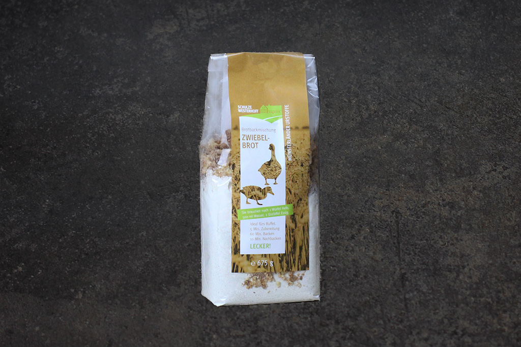 Tüte mit Brotbackmischung