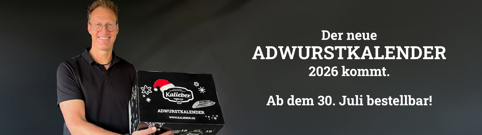 Adventskalender 2026 ab dem 3. August bestellbar