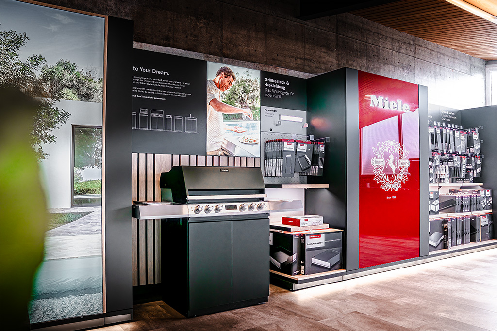 Miele Outdoorküchen im Kalieber STÜTZPUNKT