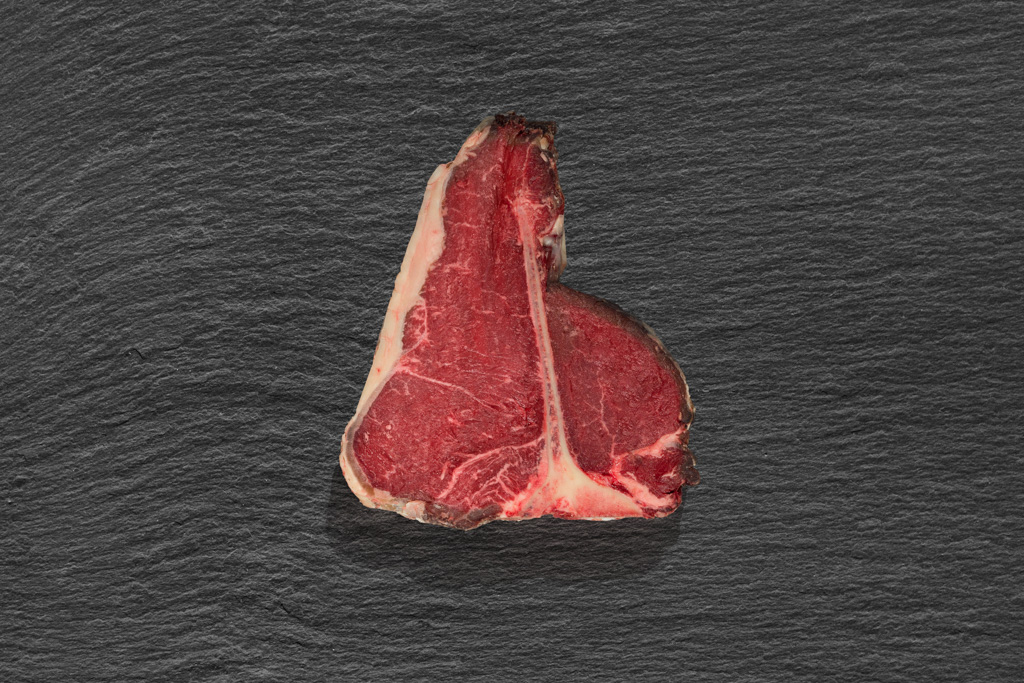 Dry Aged Porterhouse Steak vom Galloway Dry Aged Porterhouse Steak vom Galloway