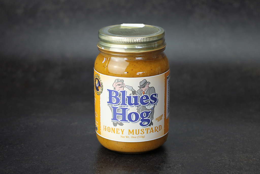 Blues Hog Honey Mustard Sauce  Glas mit BBQ-Sauce
