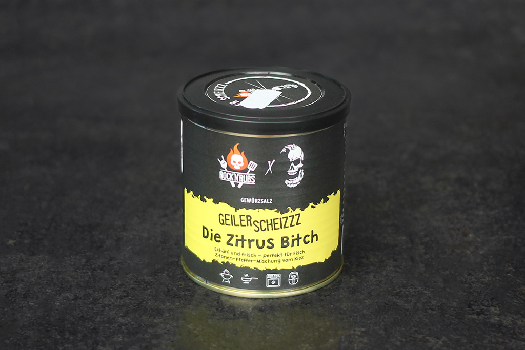 Dose mit Gewürzmischung