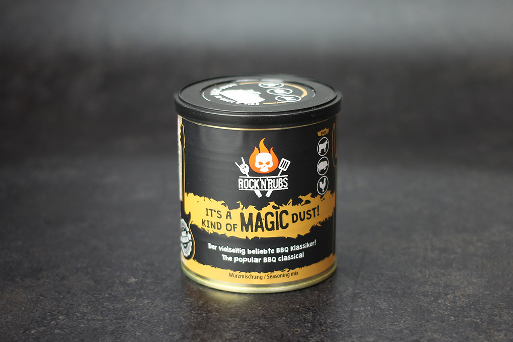 Rock’n‘Rubs It’s a kind of magic dust!  Dose mit Gewürzmischung