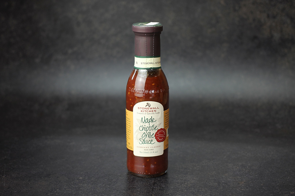 Flasche mit BBQ-Sauce