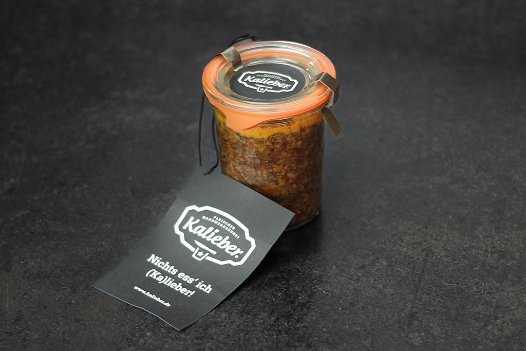 Weck-Glas mit Bacon Jam