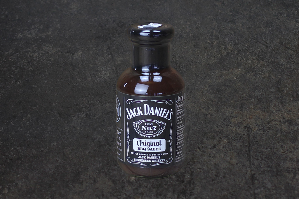 Jack Daniel's BBQ-Sauce Original  Flasche mit BBQ-Sauce