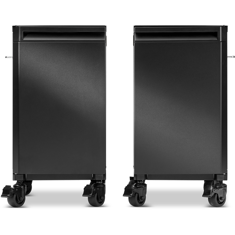 Seitenschränke für Gasgrill schwarzmatt