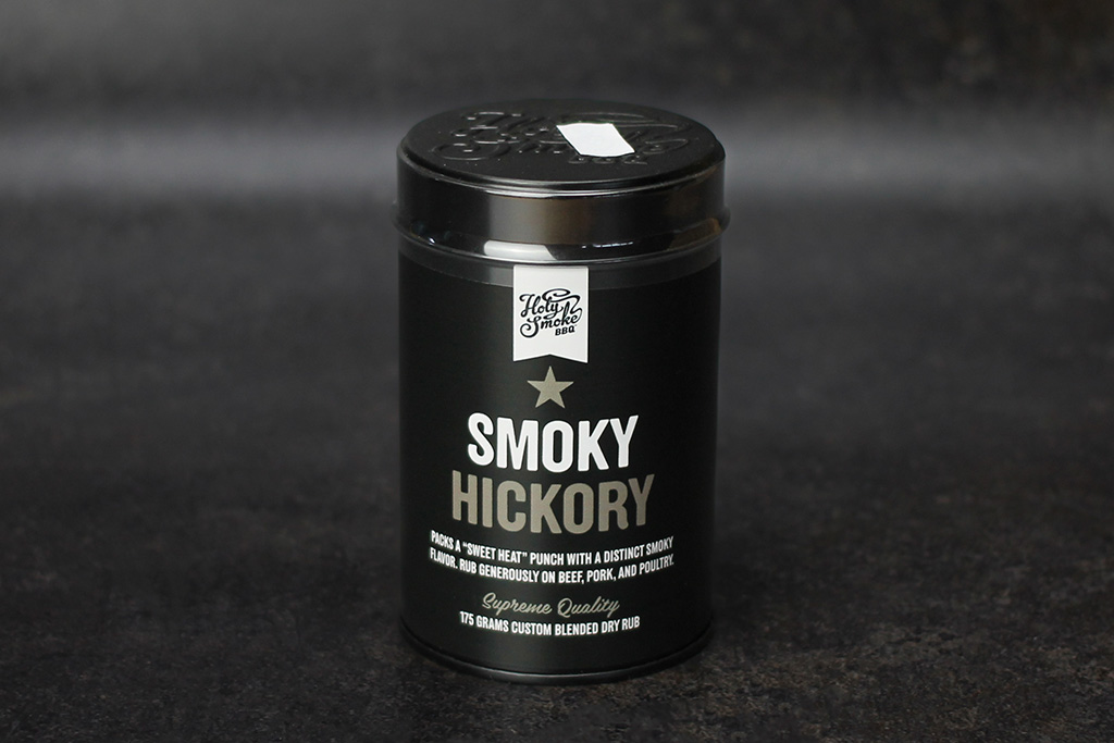 Holy Smoke BBQ Smoky Hickory Dose mit BBQ-Gewürzmischung