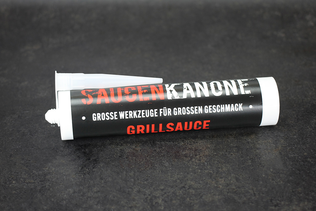 Fruchtige Curry-Grillsauce in Hartkartusche für Kartuschenpistole