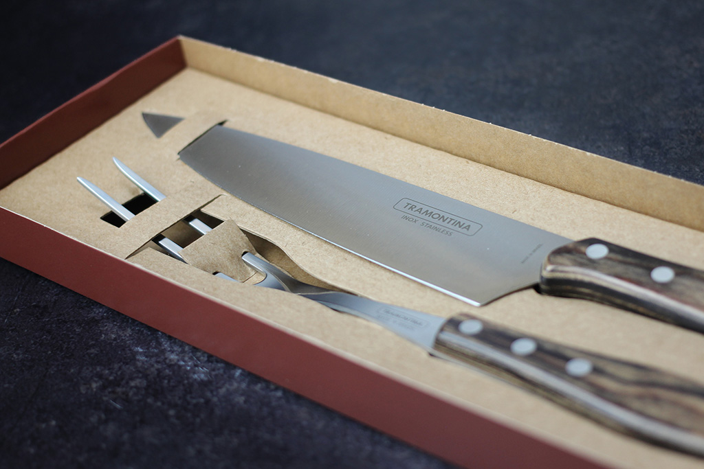 Packung mit zweiteiligem Tranchier-Set