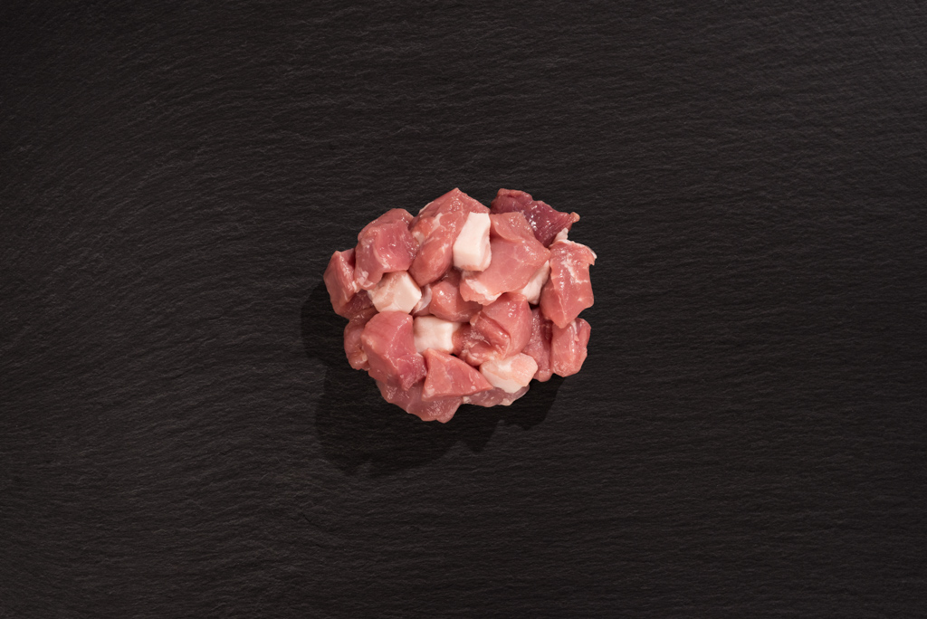 Fleisch aus der Schulter für Hackfleisch vom Aktivstall-Schwein