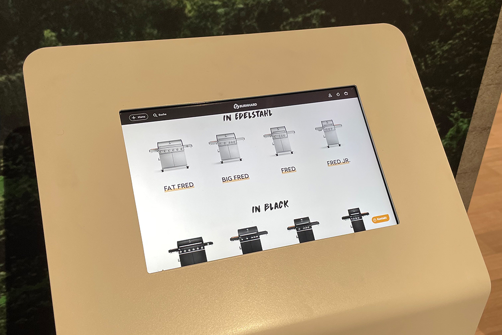 BURNHARD-Terminal zur Selbstbedienung