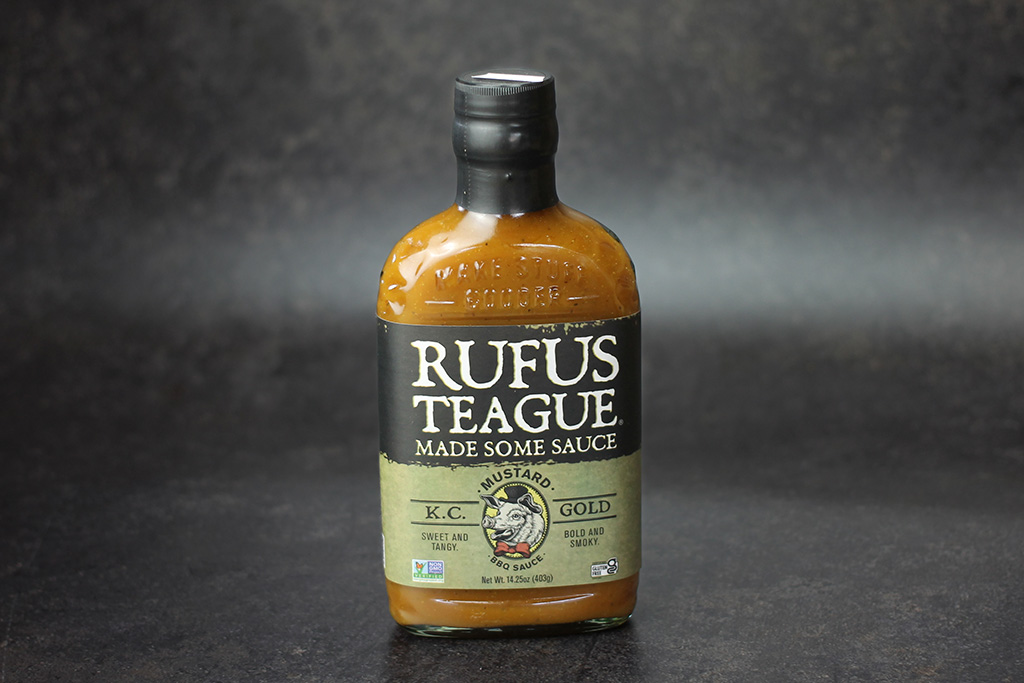 Rufus Teague KC Gold BBQ Sauce  Flasche mit BBQ-Sauce