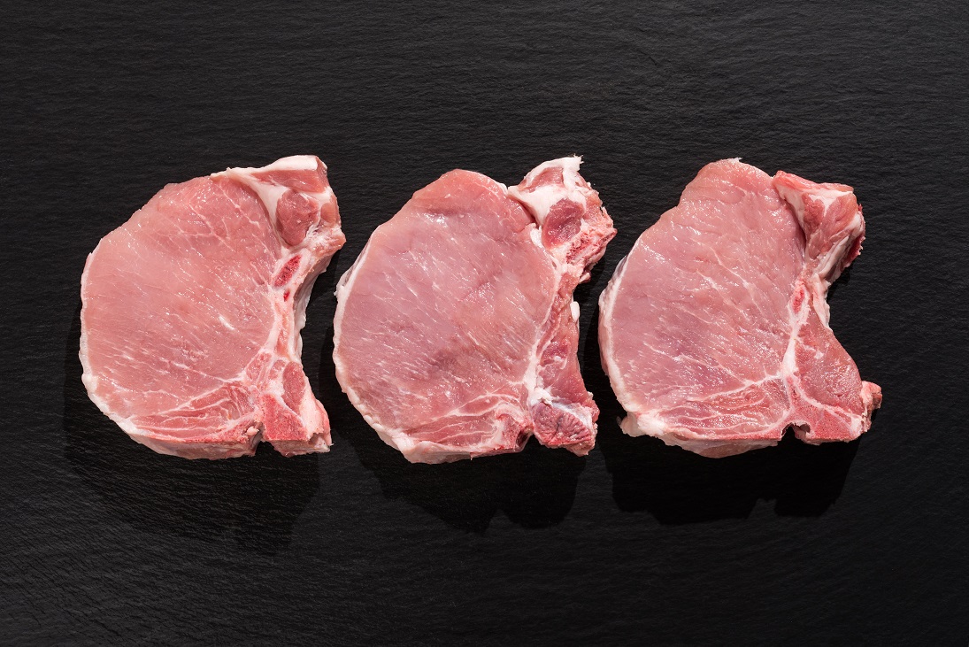 Koteletts vom Aktivstall-Schwein 3 Koteletts vom Aktivstall-Schwein