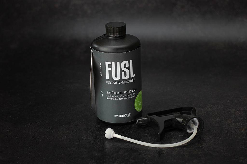 eine Flasche McBrikett FUSL Fett- und Schmutzlöser 500 ml 