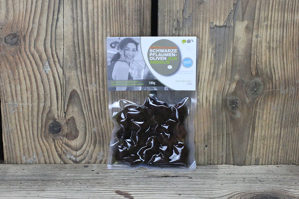 Spyridoula`s 100 % Ofengetrocknete Schwarze Pflaumen-Oliven 