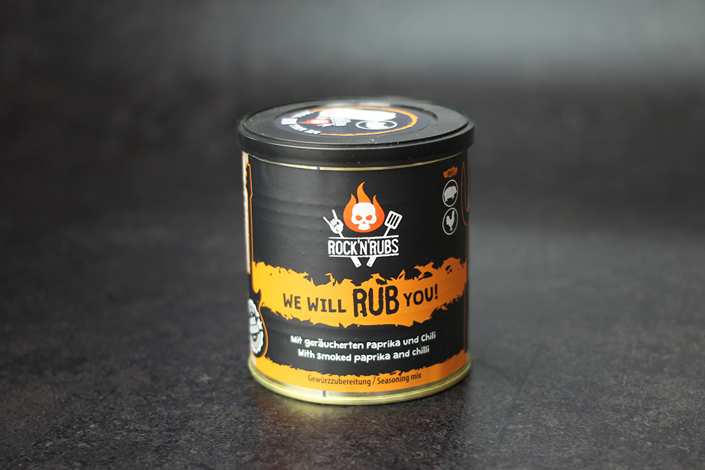 Dose mit Gewürzmischung