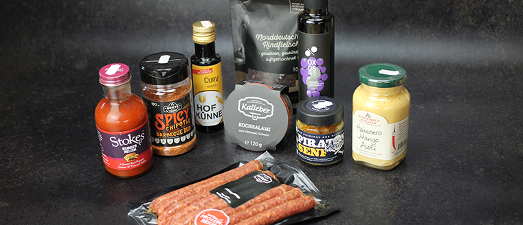verschiedene Feinkost-Produkte
